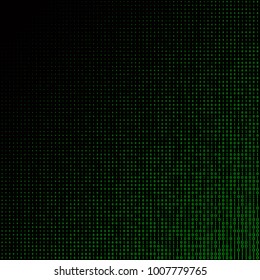 Streaming binary code background vector illustration. Data matrix.