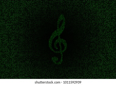 Streaming binary code background vector illustration. Data matrix.
