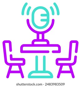 Streaming Deck icon for web, app, infographic, etc