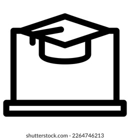 streaming education icon or logo isolated sign symbol vector illustration - high quality black style vector icons
