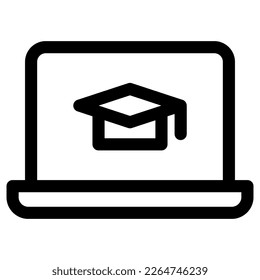 streaming education icon or logo isolated sign symbol vector illustration - high quality black style vector icons
