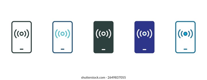 Streaming Icon Set Multiple Style Of