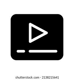 Streaming Icon Vector Symbol Design Illustration