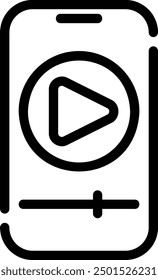 Vector de ilustración de icono de línea de transmisión