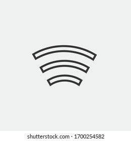 streaming online vector icon wifi