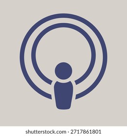  Ícone de Símbolo de Rede de Podcast de Streaming