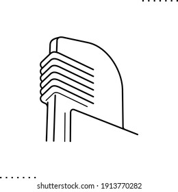 icono del vector de generación de estilos para optimizar el contorno