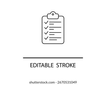 Streamline tasks with a clean checklist icon, perfect for project management and to-do lists.