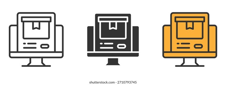Streamline your logistics with clear digital tracking for package delivery displayed securely on a desktop monitor interface