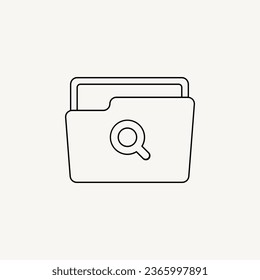 Streamline Your Search Experience with Our Search Folder Icon Collection - Perfect for Finding, Querying, and Exploring - Premium Icons for Web Research, Data Mining, and Knowledge Discovery
