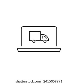 Streamlined e-commerce experience a distinctive set of minimal thin line web icons for online shopping and efficient delivery comprehensive outline icons collection in simple vector illustration	
