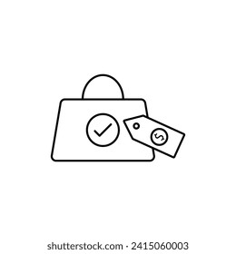 Streamlined e-commerce experience a distinctive set of minimal thin line web icons for online shopping and efficient delivery comprehensive outline icons collection in simple vector illustration	
