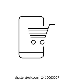 Streamlined e-commerce experience a distinctive set of minimal thin line web icons for online shopping and efficient delivery comprehensive outline icons collection in simple vector illustration	

