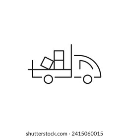 Streamlined e-commerce experience a distinctive set of minimal thin line web icons for online shopping and efficient delivery comprehensive outline icons collection in simple vector illustration	
