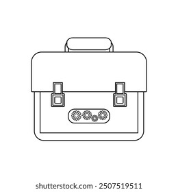  A streamlined outline of business icons,simple ouline icon set This icon represents professional work environments, business dealings, and career-related