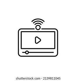 Streams icon in vector. logotype