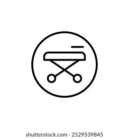 Strecher icon Thin vector set