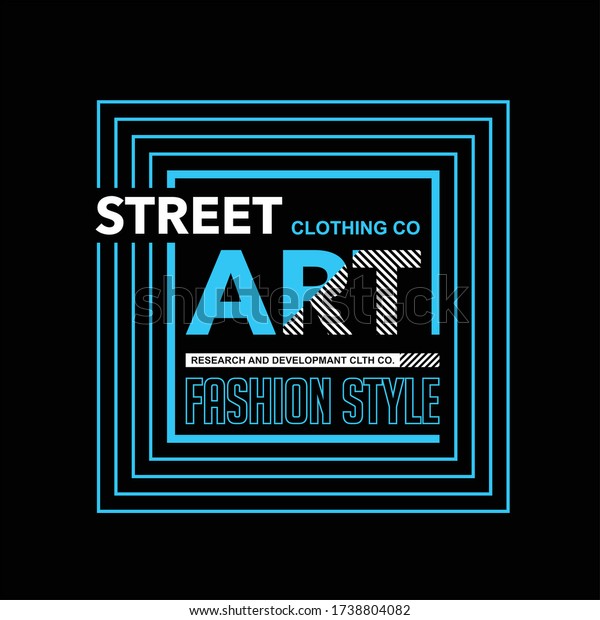 Street Art Clothing Co Fashion Style Stock Vector (Royalty Free ...