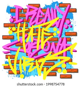 Street Art I Really Hate Corona Virus Graffiti Tagging Freestyle Drawing Original Lettering