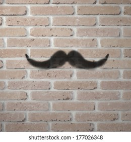 Street art sale. Easy free hand hipster symbol. Photo realistic background illustration
