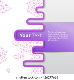 Street Art Style Flayer Layout Template Vector Design for Your Text