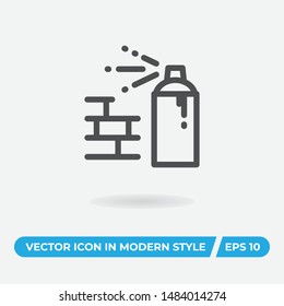 Street art vector icon, simple sign for web site and mobile app.