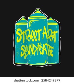 street art vector illustration typography t shirt  design and etc
