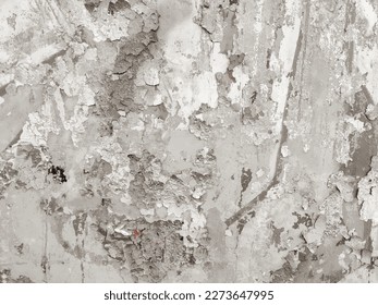 Street Artist Material. Grungy Old Abstract Pattern. Aged Vintage Drawing. Stained Wall Crack. Urban Grunge Scratch. Dirty Damaged Weathered Artwork. Wall Modern Underground. Stone Graffiti Texture.