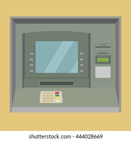 Street ATM teller machine