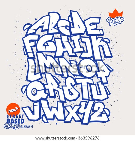 Street Based Graffiti Font / Alphabet