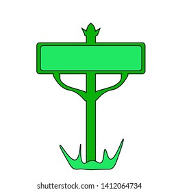 street boards in jogja, sign / symbol vector