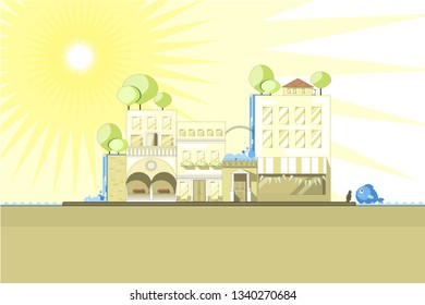 street of buildings