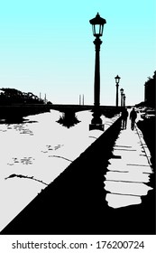 street by the river
