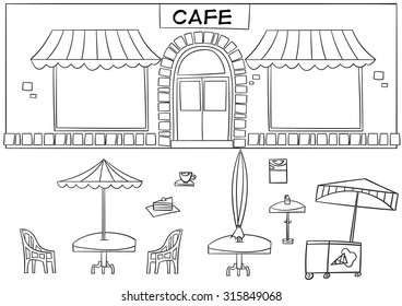 street cafe elements