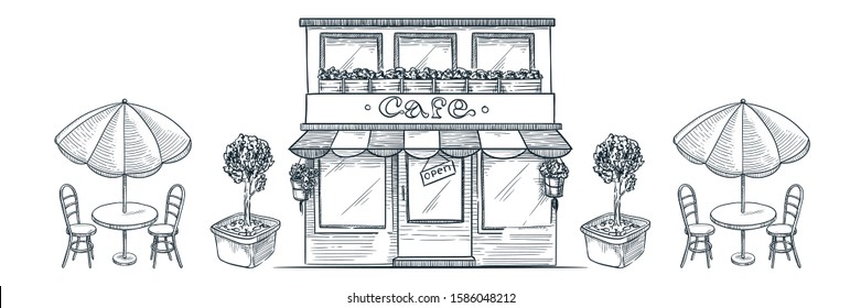 57,977 Coffee Shop Sketch Images, Stock Photos & Vectors | Shutterstock