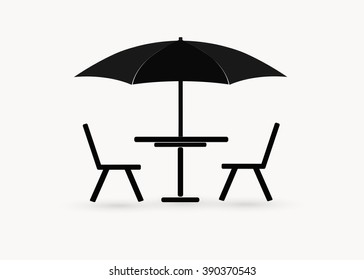 Patio Umbrella Icon Images Stock Photos Vectors Shutterstock