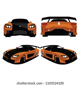 street car customized #1 VECTOR EPS 10