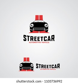 Street Car Logo Design Template