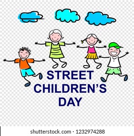 street childreen's day, poster