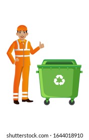 Street Cleaner with different pose