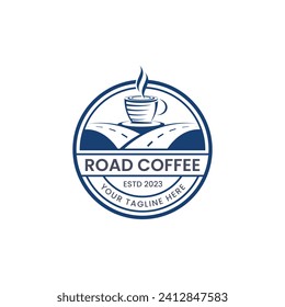 Street coffee logo vector. Simple and minimalist. Suitable for any business, especially related to coffee logo