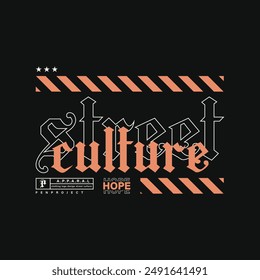 Street Culture Typography Templates for Clothing Designs