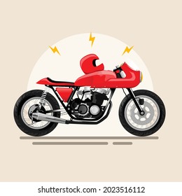 street cup motorcycle vintage classic modification culture riding women