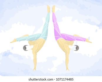 street dance, acrobat two