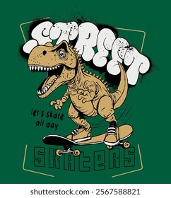 STREET DINO COOL SKATE FUN 