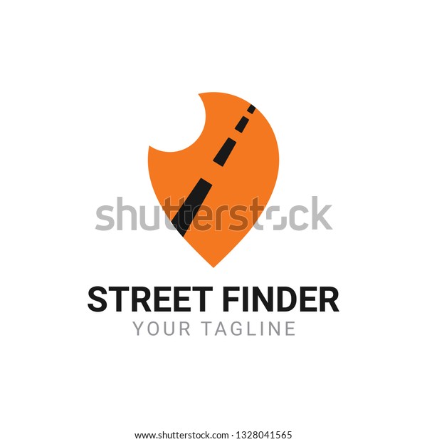 Street Finder App\
Logo Design Vector\
Template