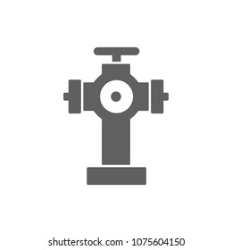 Street fire hydrant icon in trendy flat style isolated on white background. Symbol for your web site design, logo, app, UI. Vector illustration, EPS