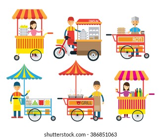 Street Food and Drink, Hawker, Seller, Merchant, Shopkeeper, Vendor