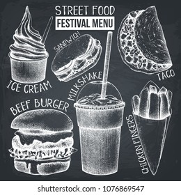 Street food festival menu