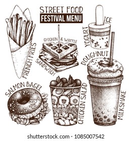 Street food festival menu